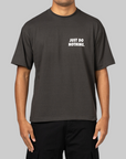 Just Do Nothing Fall T-Shirt - Washed Black