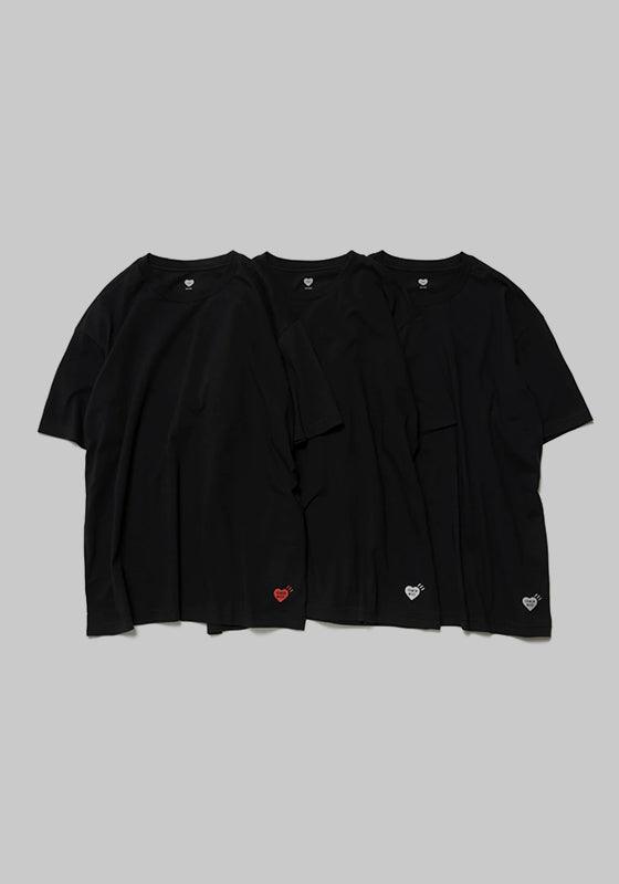3Pack T-Shirt Set - Black - LOADED