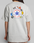 X Hello kitty And Friends Patch T-Shirt - Light Grey