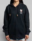 X Hello Kitty And Friends Full Zip Hoodie - Black