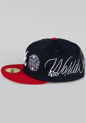 New Era 59Fifty Atlanta Braves Historic Champs Fitted 'BLU