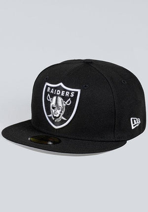 Men's Las Vegas Raiders New Era Black Elemental 59FIFTY Fitted Hat