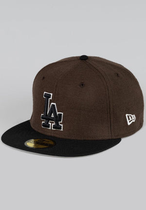 New Era Los Angeles Dodgers 'Angus' 59FIFTY Fitted Dark Brown