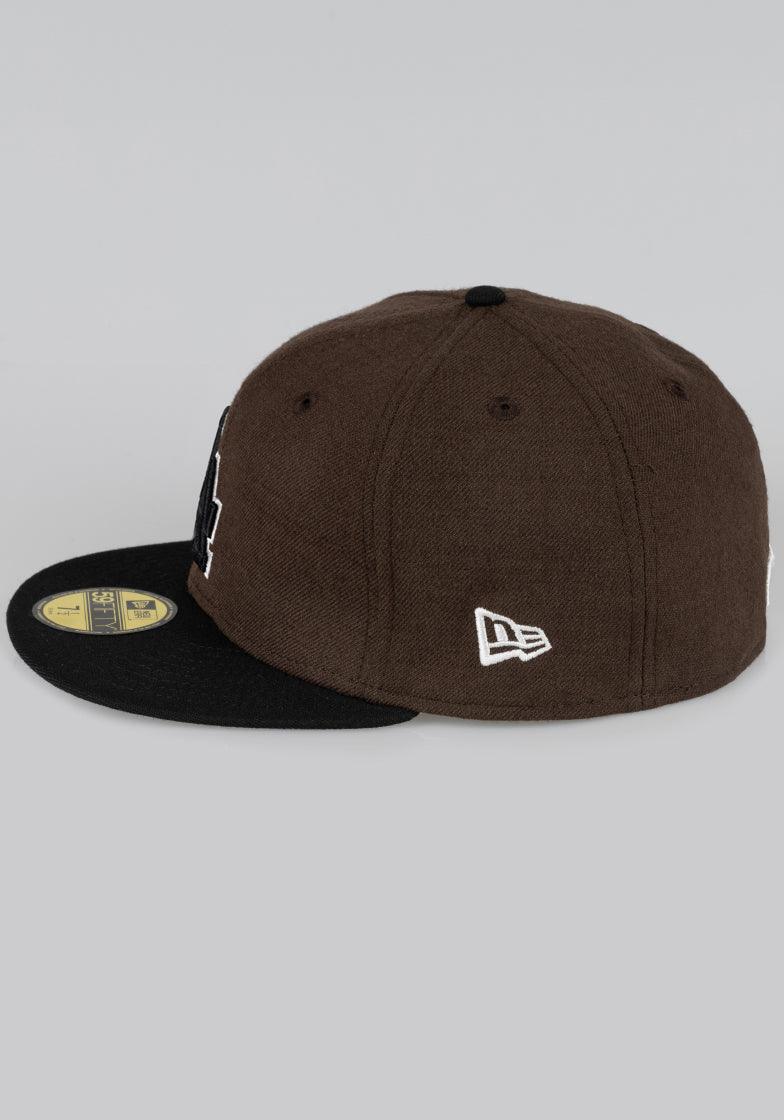 New Era Los Angeles Dodgers 'Angus' 59FIFTY Fitted Dark Brown