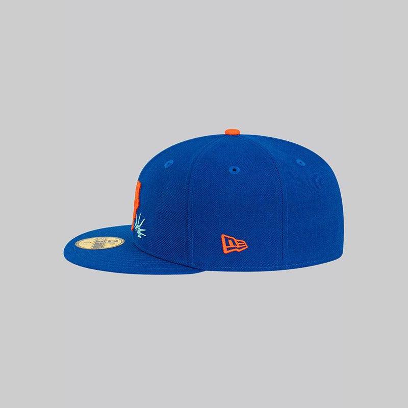 59Fifty Fitted New York Mets 'Subway Series Statue' Cooperstown Collection - LOADED