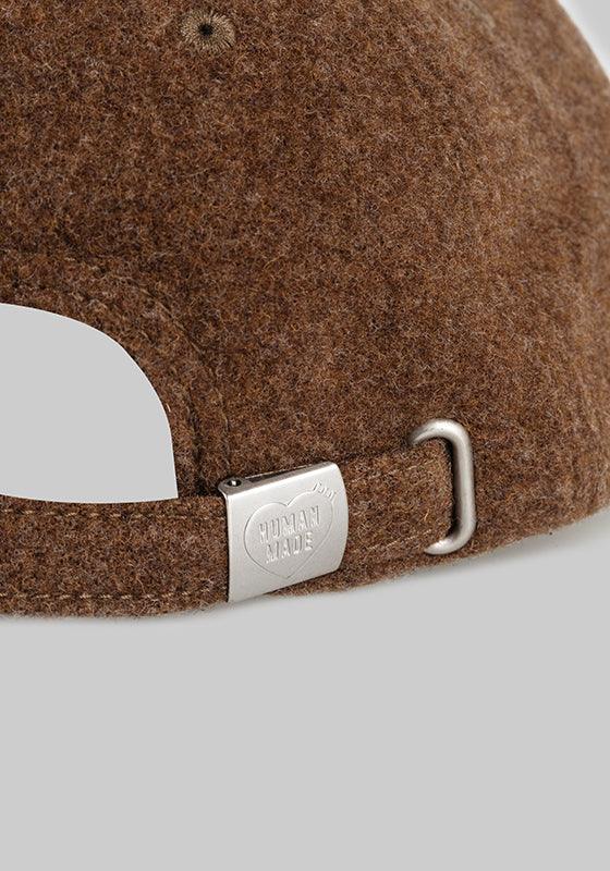 6 Panel Wool Cap - Brown