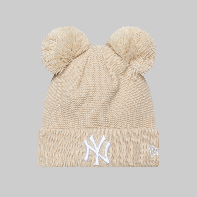 Double Pom New York Yankees Beanie