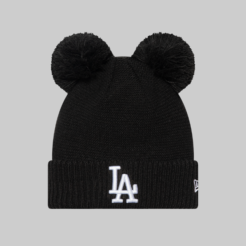 Double Pom Los Angeles Dodgers Beanie