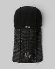 TC Destroyed Crochet Tail Hat - Black