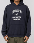 College Logo Hoodie - Navy