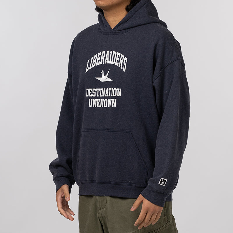 College Logo Hoodie - Navy