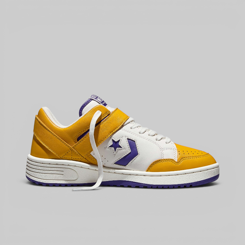 Weapon Low Engineered Garments - White/Yellow/Purple