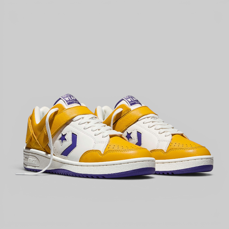 Weapon Low Engineered Garments - White/Yellow/Purple
