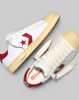 1908 Pro Leather Low - White/Molten Lava