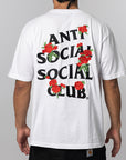 Embroidered Rose Kkotch T-Shirt - White
