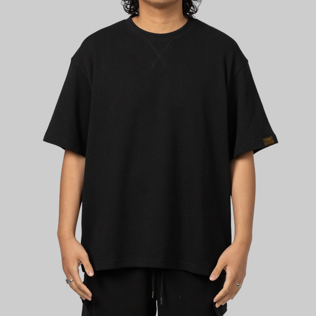 LFS Waffle T-Shirt - Black