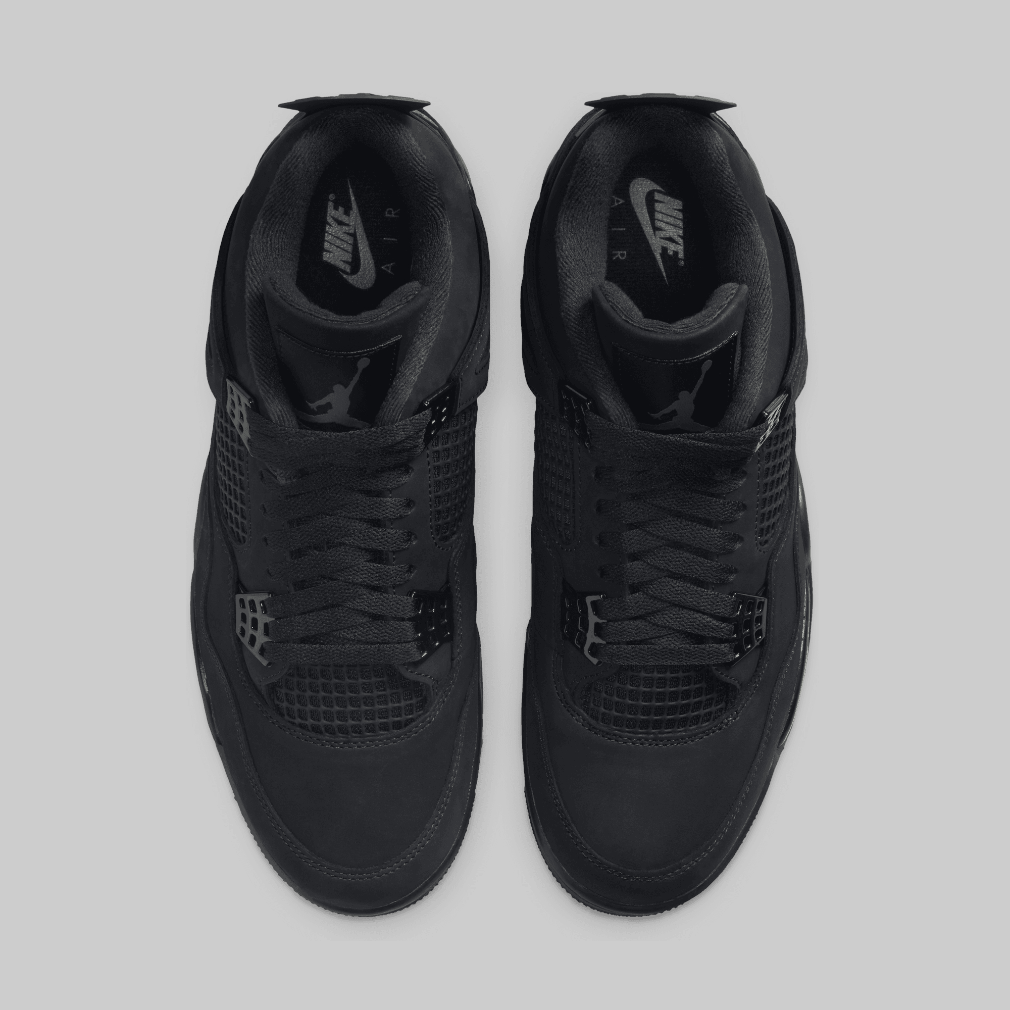 nike air jordan 4 retro all black