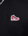 Brand Sneaker Patch T-Shirt - Black/Varsity Red