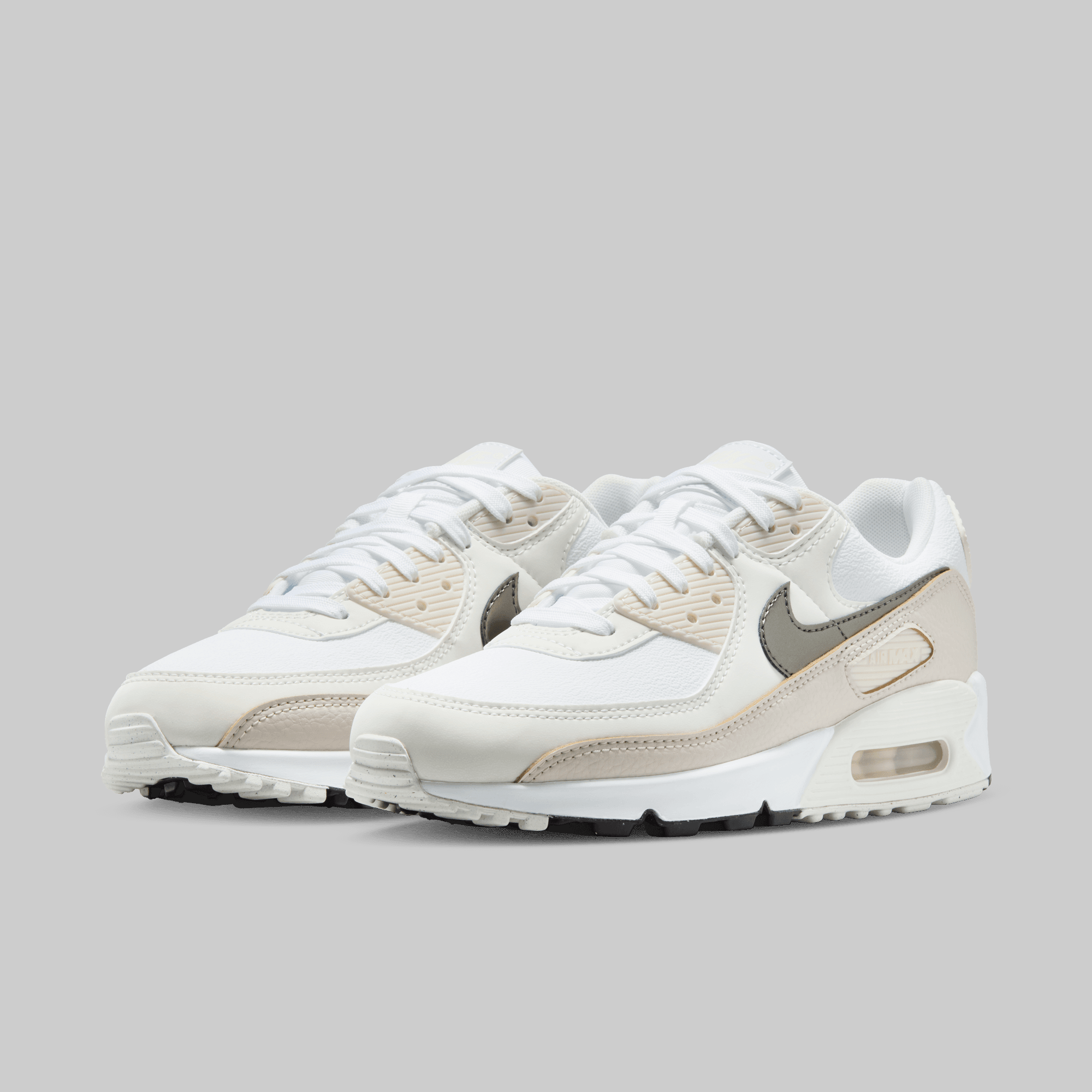 W&#39;s Air Max 90 - White/Flat Pewter