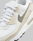 W's Air Max 90 - White/Flat Pewter