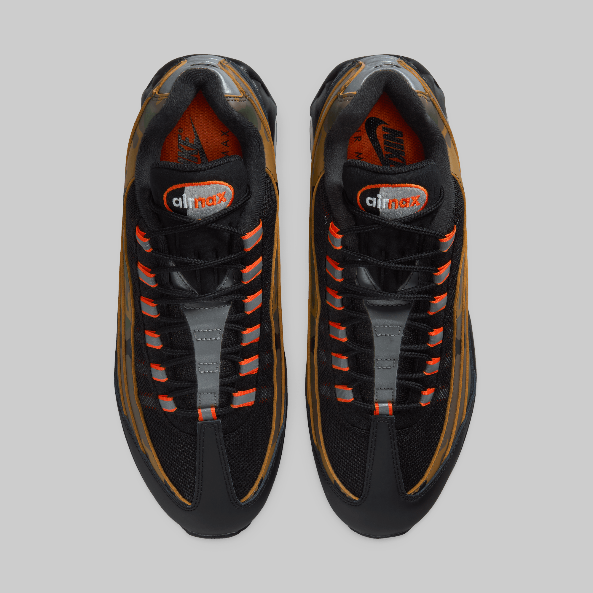 Air Max 95 QS &#39;CAMO PACK&#39; Black/Safety Orange