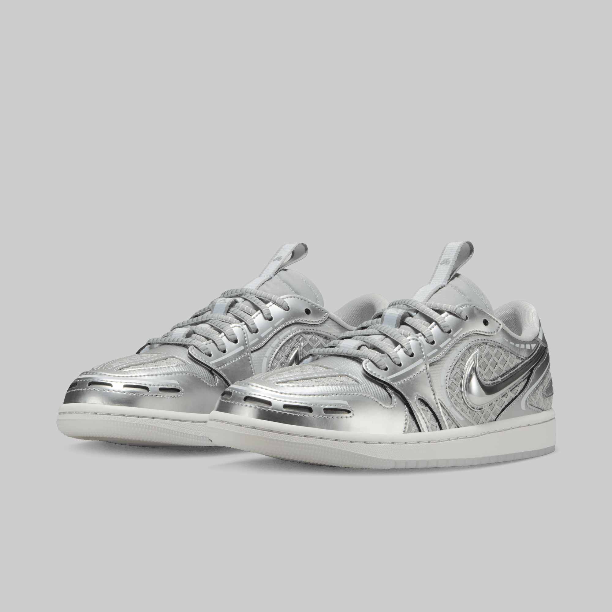 W's Air Jordan 1 MM Low V3 - Metallic Silver