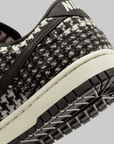 X Harris Tweed Dunk Low - Black/White