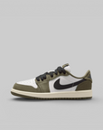 Air Jordan 1 Retro Low OG (Pre School) - Medium Olive