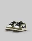 Air Jordan 1 Retro Low OG (Toddler) - Medium Olive