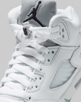 Air Jordan 5 Retro OG (Grade School) "White Metallic"