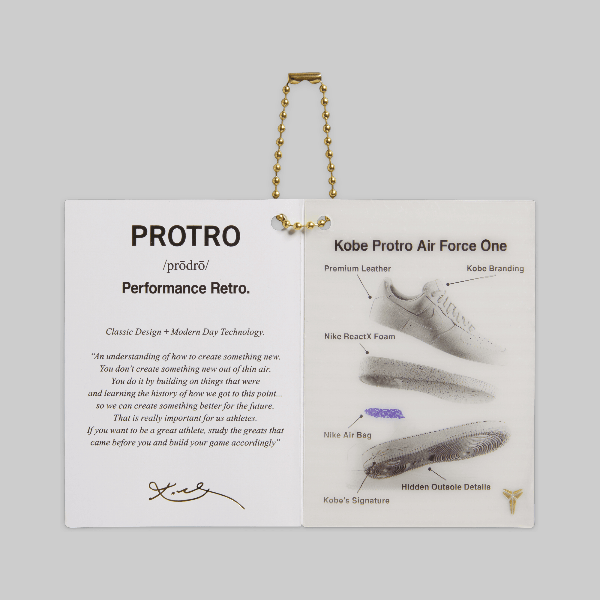 Kobe Bryant Air Force 1 Low Protro - Soft Yellow