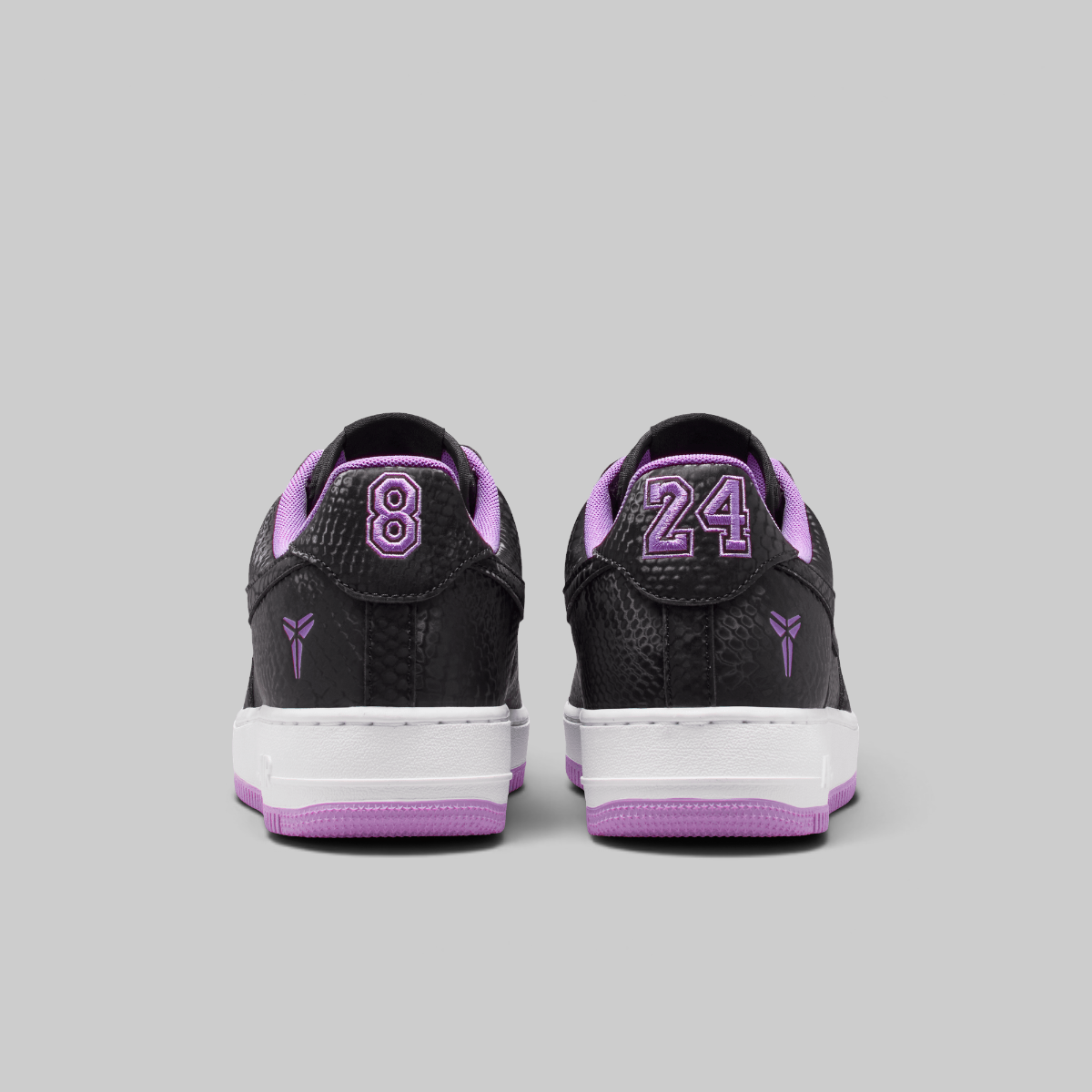 Kobe Air Force 1 Low - Black/Purple Stardust