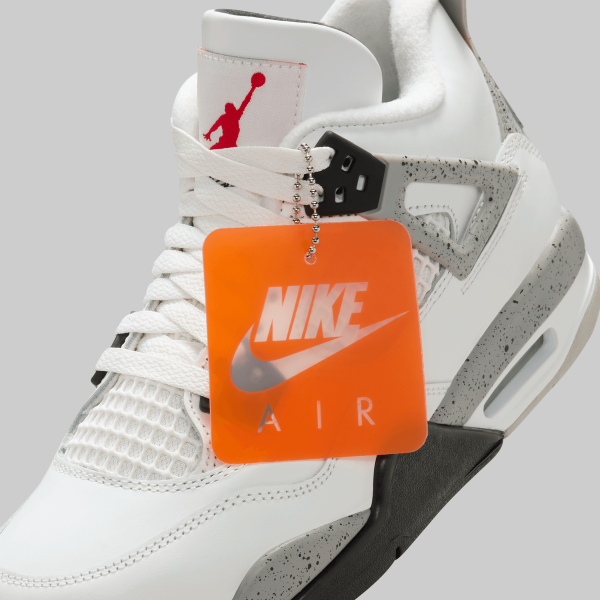 Air Jordan 4 Retro OG "White Cement" (Grade School) LOADED