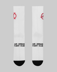 Flight Club Cushioned Crew Socks - White