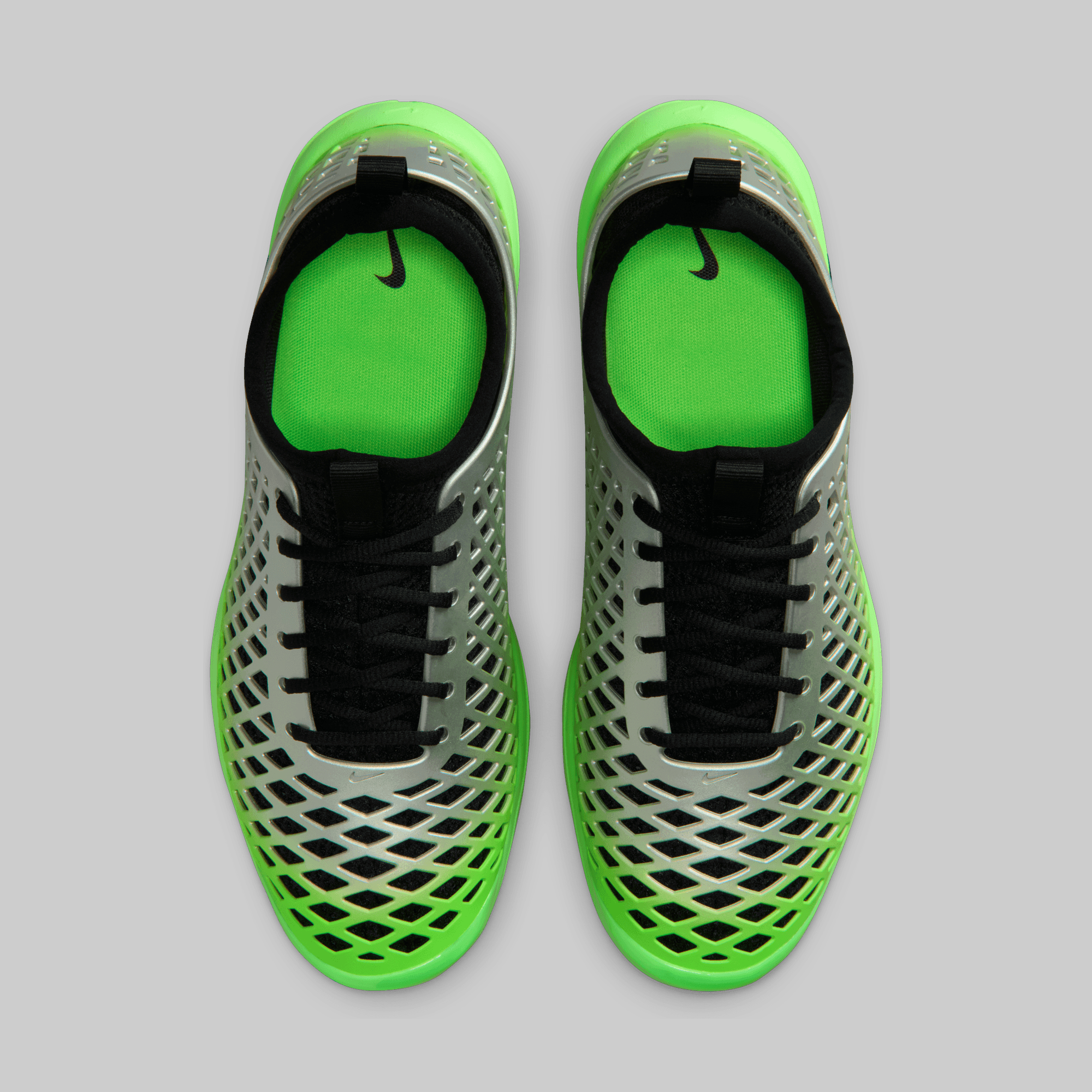 W&#39;s Rejuven8 Run OG SP QS - Metallic Silver/Voltage Green