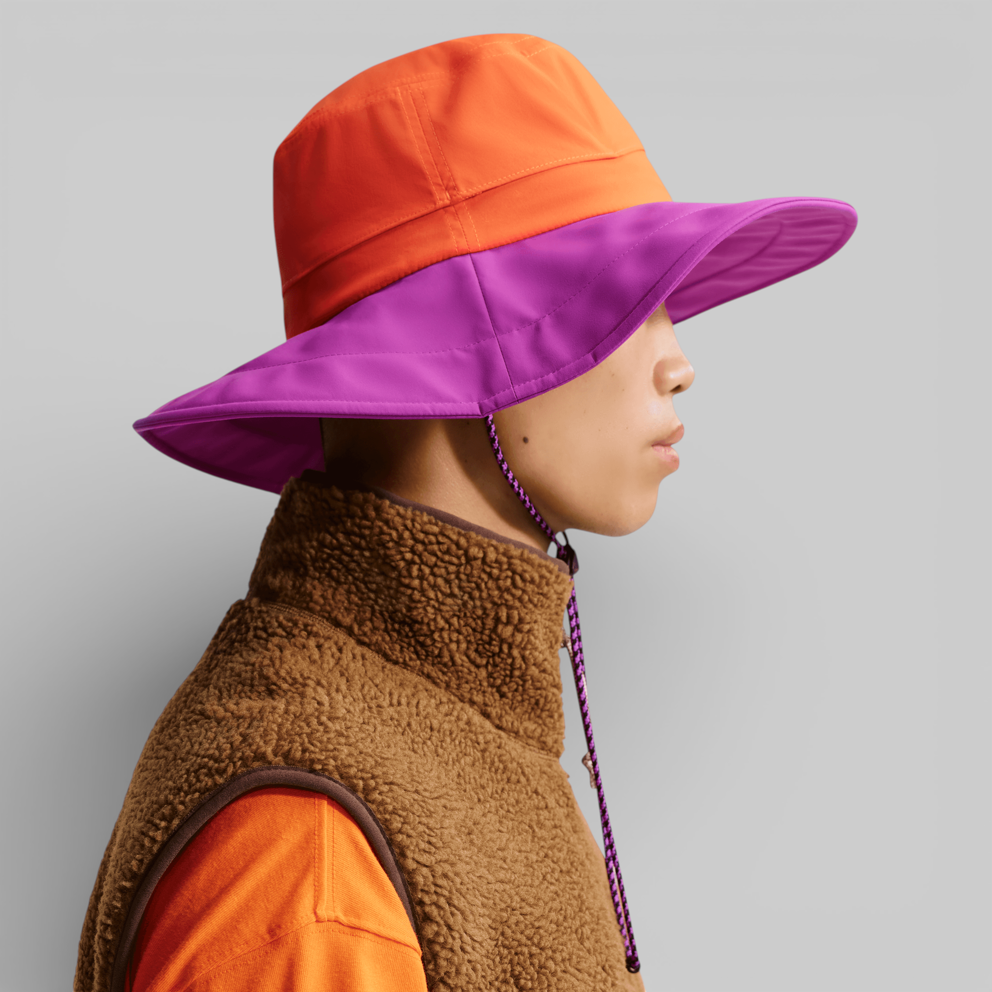 ACG Apex Bucket Hat - Safety Orange/Vivid Purple