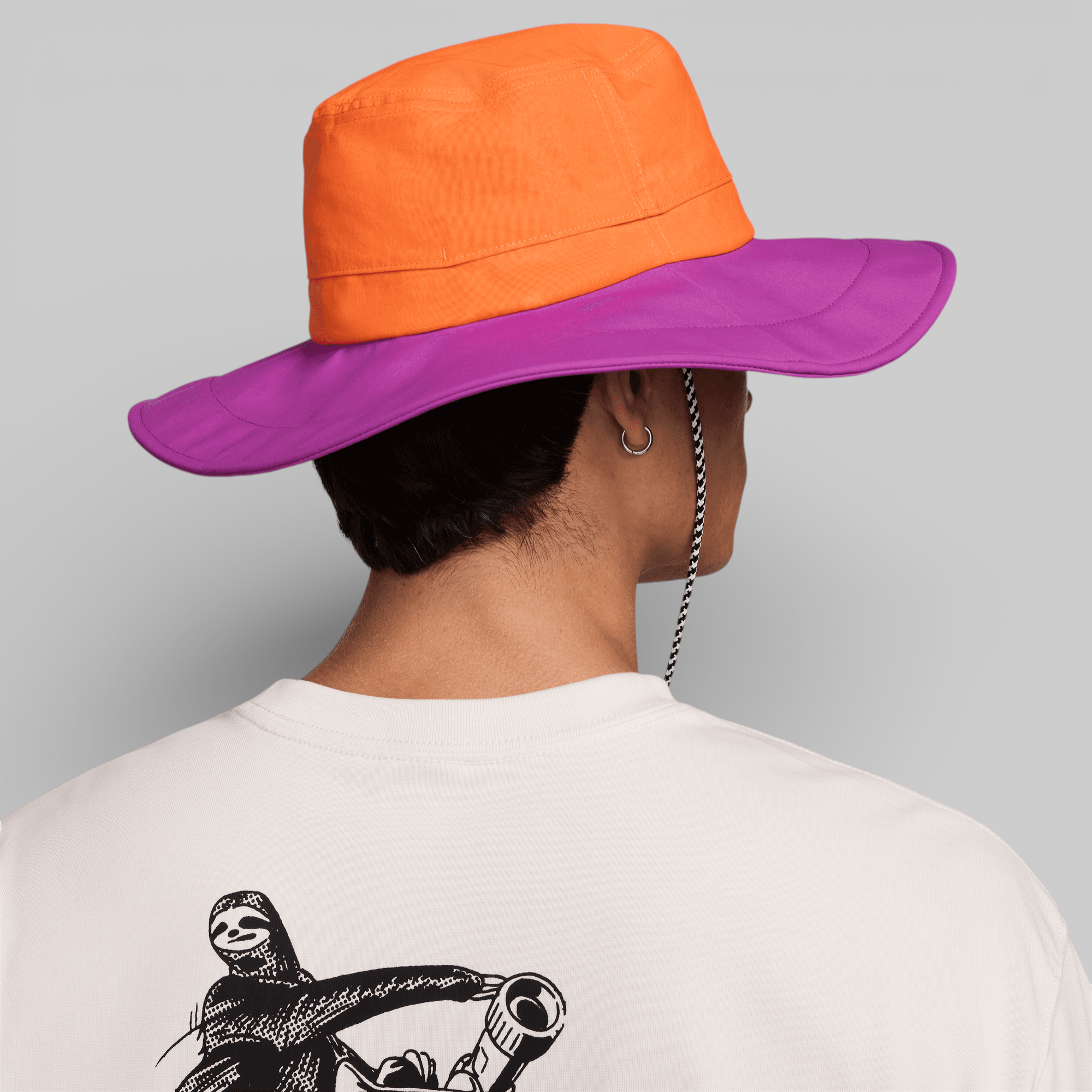 ACG Apex Bucket Hat - Safety Orange/Vivid Purple