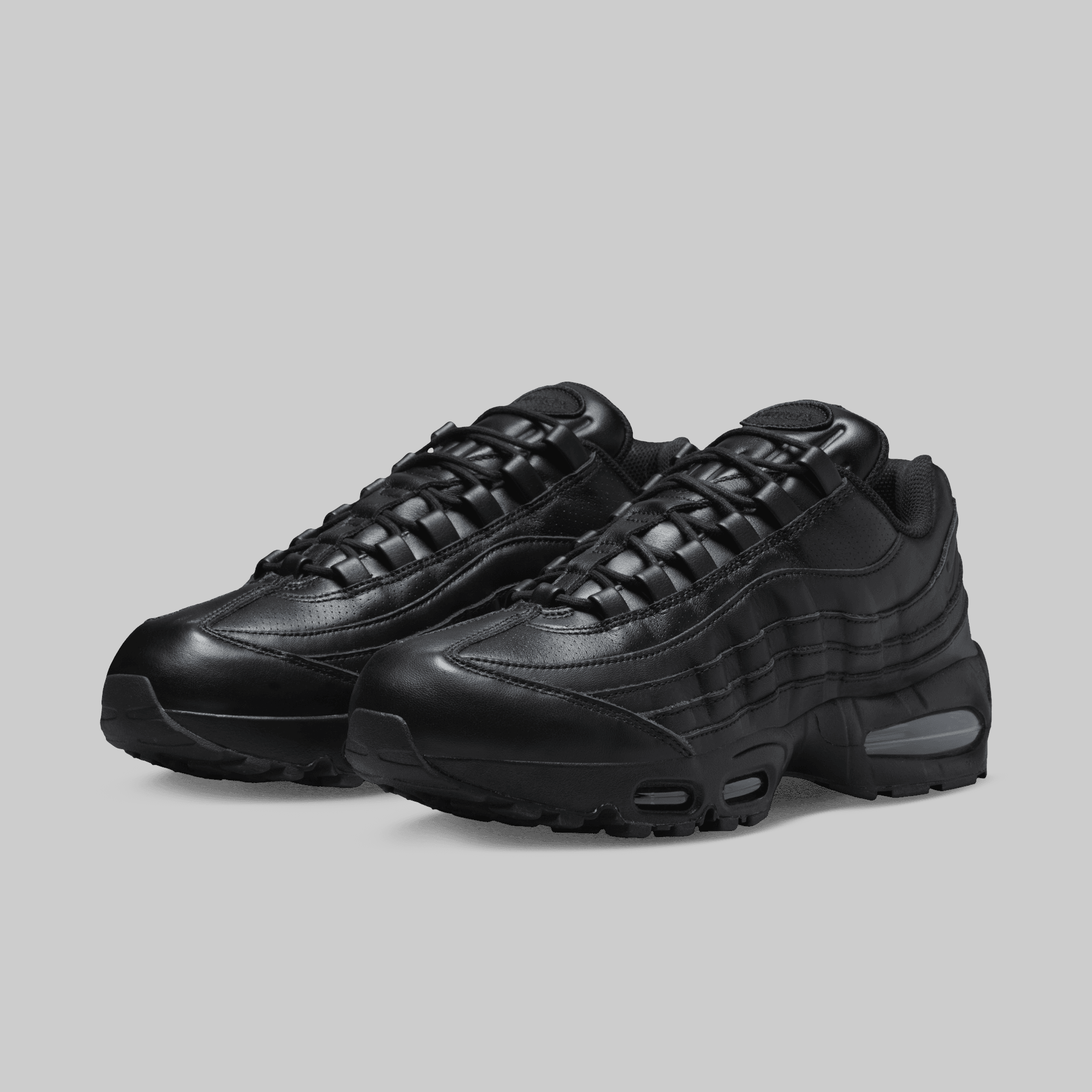 Air Max 95 Big Bubble LTR - Black Leather