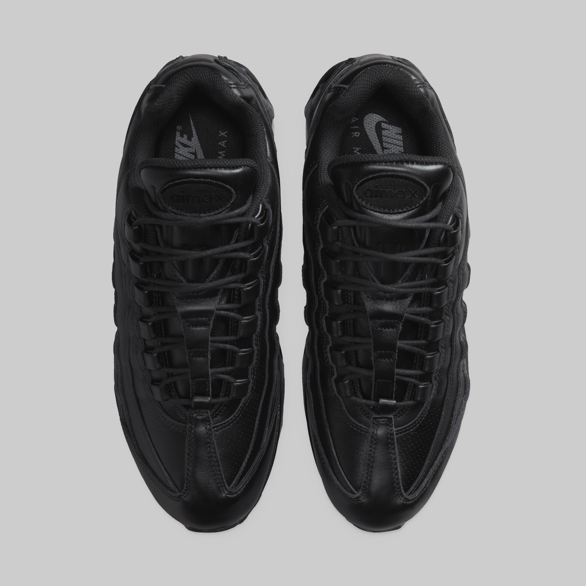 Air Max 95 Big Bubble LTR - Black Leather
