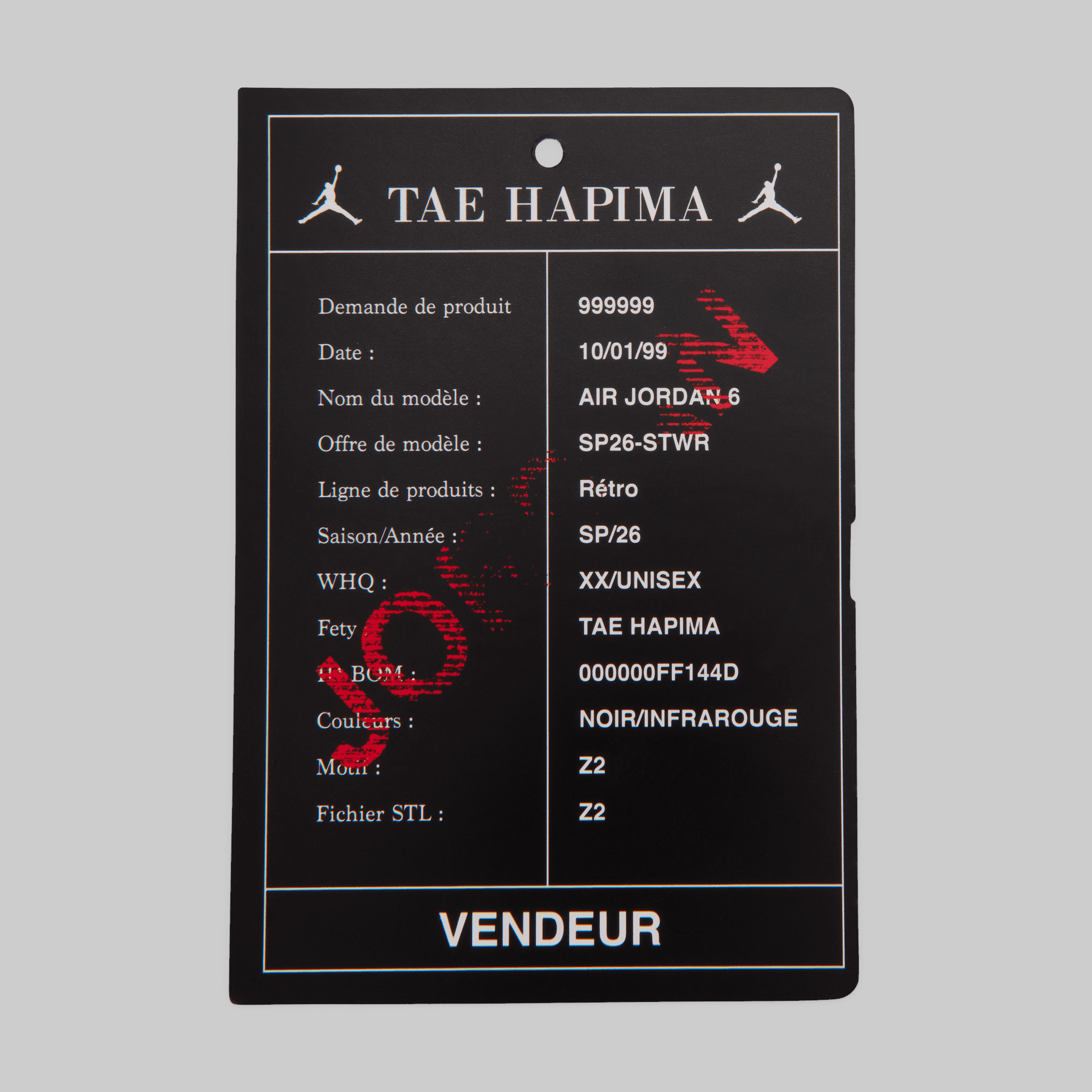 Air Jordan 6 Retro GS "Salesman Reverse Infrared"