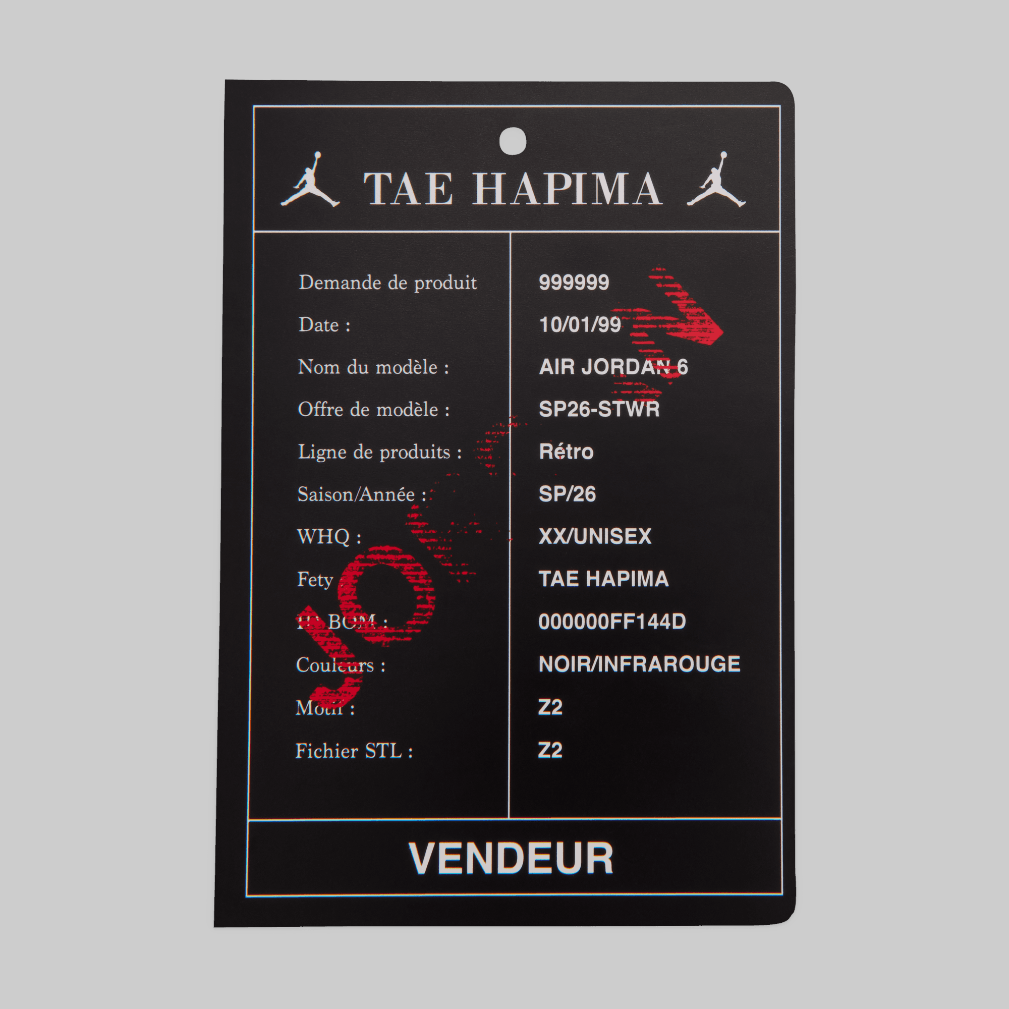 Air Jordan 6 Retro (Pre School) "Salesman Reverse Infrared"