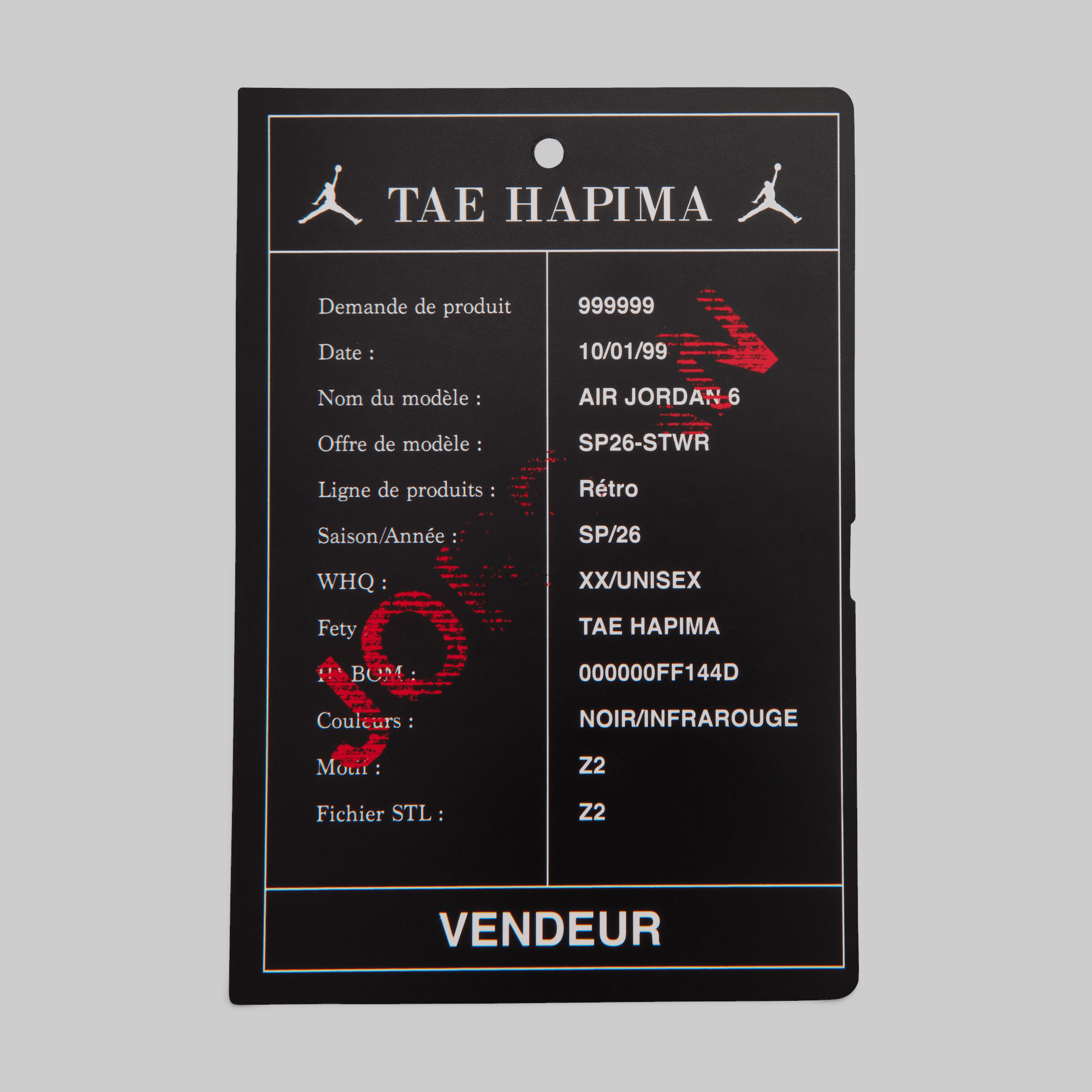 Air Jordan 6 Retro (Toddler) "Salesman Reverse Infrared"