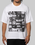 Video Collage Photo T-Shirt - White