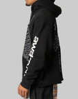 Vanson Bones Hoodie - Black