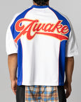 Script Football Jersey - White