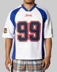 Script Football Jersey - White