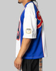 Script Football Jersey - White