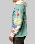 Headcrack Champs Jersey Zip Hoodie - Green