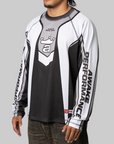 Mesh Jersey Racer Long-Sleeve - Black