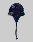 Static Tie Up Beanie - Black